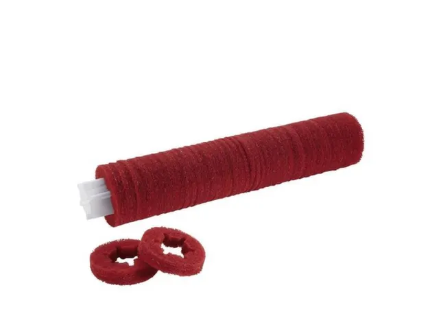 Walsen,v. schuurzuigmachines,middel,LxØ 425x96mm,rood