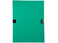 Map Met Riem En Uitrekbare Rug Pp Groen A4 24x32cm