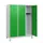 schoollocker,HxBxD 1630x1200x500mm,3vak,vak B 400mm,cil.-slot,voeten