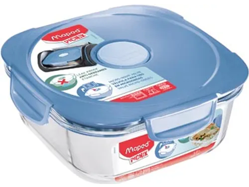 Lunchbox Glas Picnik Blauw 1,2 L