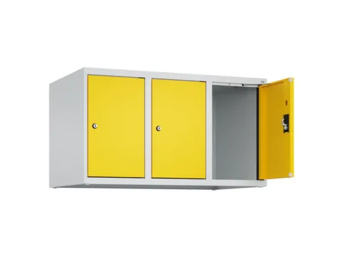 opzetkast,v. locker,3vak.,vak B 300mm,HxBxD 500x900x500mm,cilinderslot