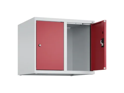 opzetkast,v. locker,2vak.,vak B 300mm,HxBxD 500x600x500mm,cilinderslot