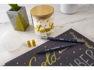 Metallic Marker Eberhard Faber duo goud en zilver op blister - 3