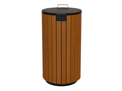 Buitenafvalbak Houtlook 90 Liter