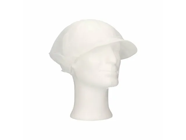 Charlotte avec rabat Polyester Universel Blanc 100 pièces