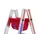 Gereedschapstas,V. Aluminium En Houten Ladder,Katoen,Rood