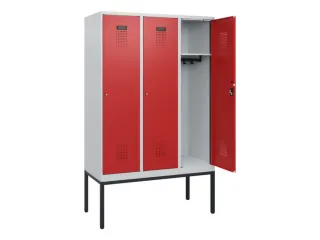 schoollocker,HxBxD 1950x1200x500mm,3vak,vak B 400mm,cil.-slot - 1