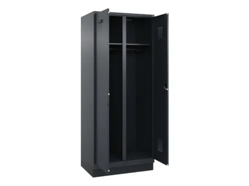 locker voor scheiding van kleding,HxBxD 1950x800x500mm,2vak
