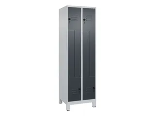 Z-garderobekast,HxBxD 1950x600x500mm,vak B 150/300mm,draaigrendel - 1