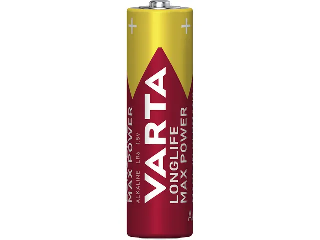 Pile Longlife Max Power AA blister de 4 pièces
