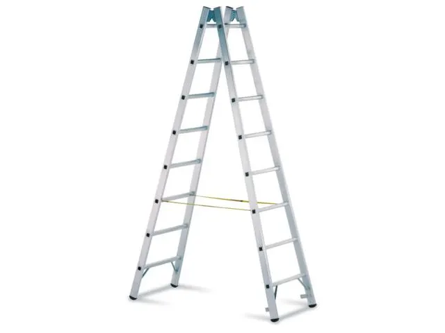 Bokladder Dubbelzijdig Aluminium L 2 34M 2X8Sporten Stalen Scharnieren