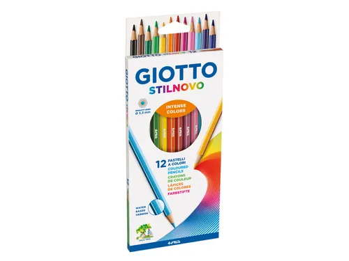 Kleurpotlood Giotto Stilnovo set à 12 kleuren