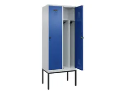 locker voor scheiding van kleding,HxBxD 2120x800x500mm,2vak