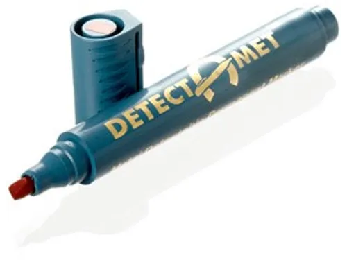 Permanent marker detectie Detectamet rond zwart