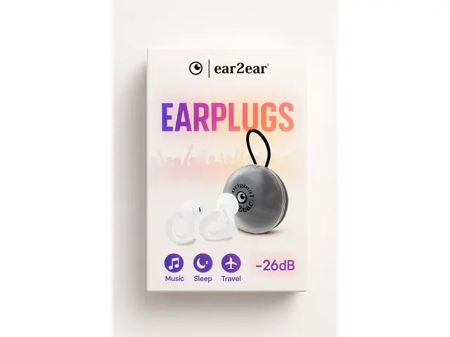 Earplug ear2ear 26dB transparant