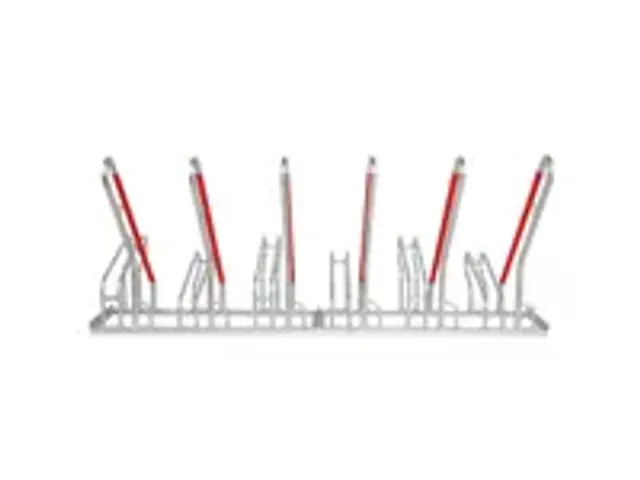 OUTLET Support vélo 930x2100x820mm 6 emplacements de réglage