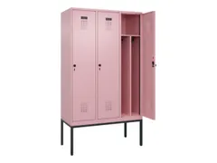 locker voor scheiding van kleding,HxBxD 2120x1200x500mm,3vak