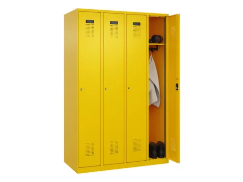 locker,HxBxD 1850x1200x500mm,4vak,vak B 300mm,cil.-slot
