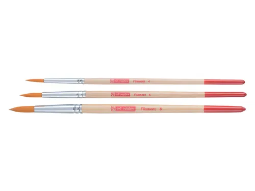 Penseel Talens Art Creation filament rond assorti set à 3 stuks