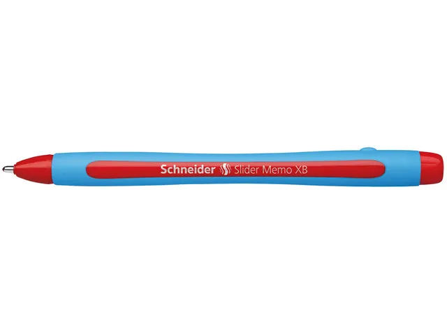 Balpen Schneider Slider Memo XB 1,4mm kogelbreedte rood