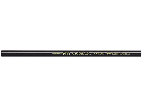 Faber Castell Pitt Monochrome Houtskoolpotlood Zwart Zacht