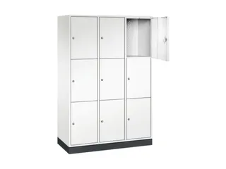 grootvolume-lockersysteem,HxBxD 1950x1220x500mm,3x3vakken,cil.-slot - 1