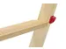 trapladder,beide zijden,2x7,treden,balk L 2,08m,hout