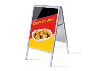 Stoepbord A1 complete set met print "Curryworst" - 1