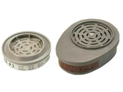 MSA P2 R stoffilter (10 paar) + 2 adapters