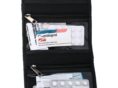 Medicijntas Medimee Roletui zwart 7x12x19cm
