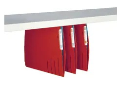Hangmap Secolor lateraal voor legbord rood