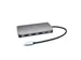 USB-C Metal Nano Dock HDMI/VGA with LAN + Charger 100W