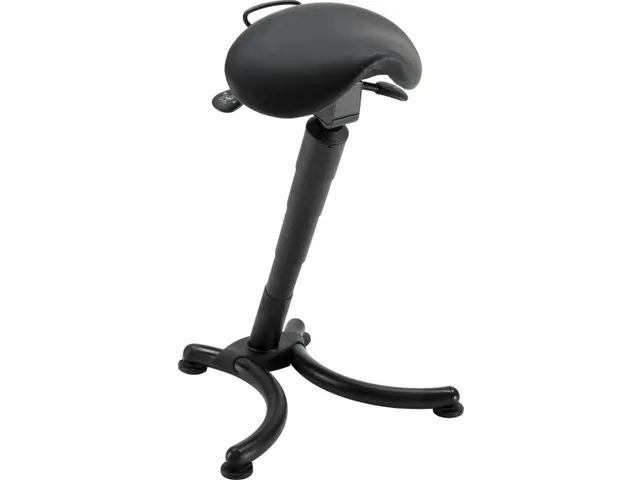 Stasteun,Kantelbaar,Zadelzitting,Zitting Kunstleer Zwart