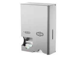 MediQo-line Maandverband- & tampondispenser klein RVS anti-fingerprint