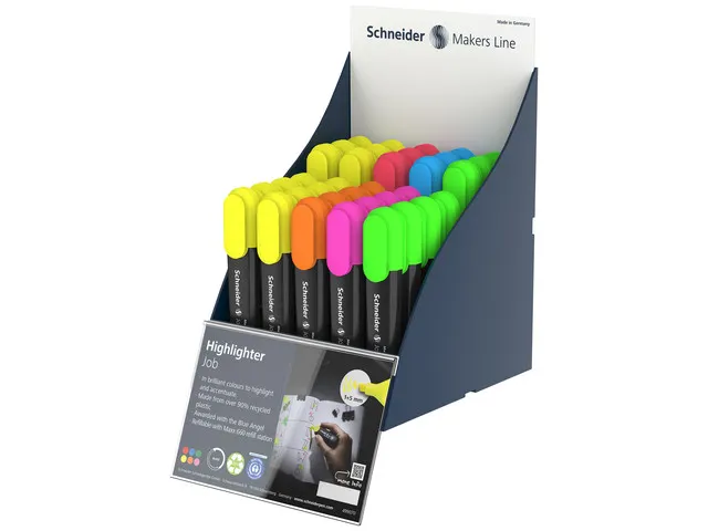 Surligneur Schneider Job assorti NL-FR