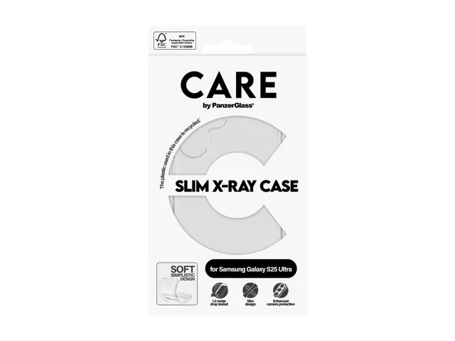 PanzerGlass CARE by X-Ray Case Samsung Galaxy S25 Ultra, Hoes, S