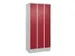 locker voor scheiding van kleding,HxBxD 1950x900x500mm,3vak