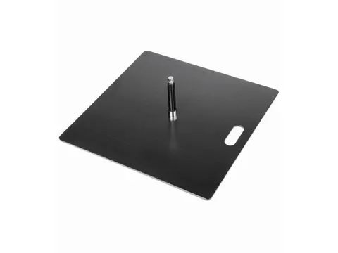 Beach Flag base Staalplaat 20 kg zwart met 25mm Rotator