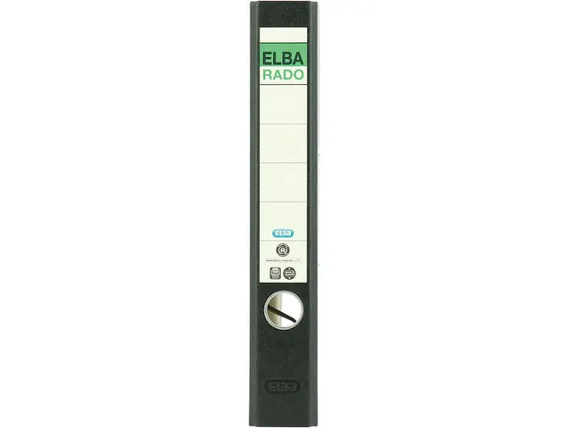 Oxford Rado ordner folio uit karton rug van 5 cm zwart