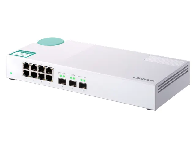 8x RJ-45 1GbE, 3x 10GbE SFP+, Unmanaged, 100-240 VAC, 50/60 Hz, 42.5 x