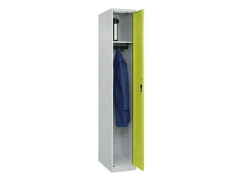 locker,HxBxD 1850x300x500mm,1vak,vak B 300mm,cil.-slot,staand op vloer