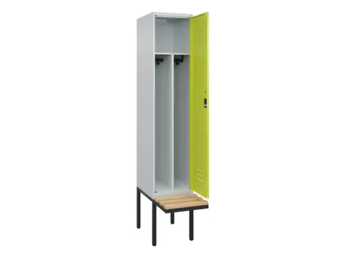 locker voor scheiding van kleding,HxBxD 2120x400x815mm,1vak
