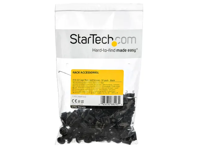 Server Rack Kooimoeren en Schroeven met Sluitringen 10-32 50 stuks