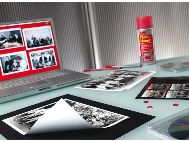 Lijm 3M foto mount spray spuitbus 400ml