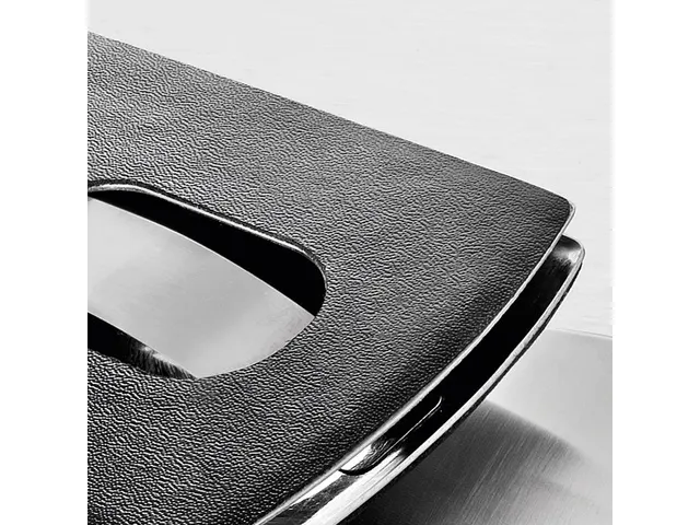 Etui pour cartes de visite noir imitation cuir "Snap" pour max 12 cart