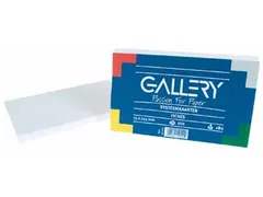 Witte Systeemkaarten 7,5 x 12,5 cm Effen