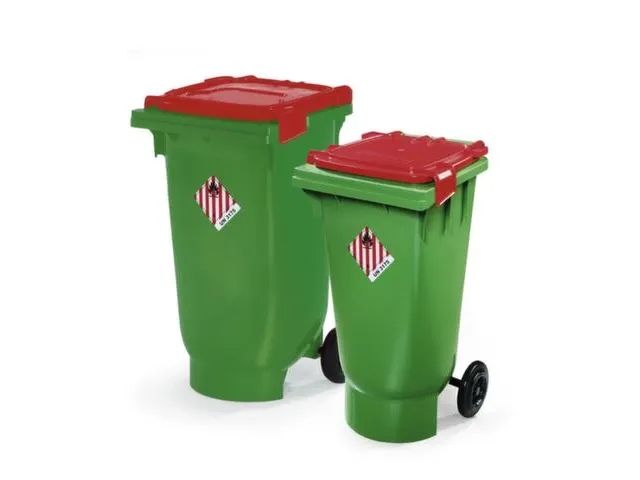 verzamelbak,v. materiaal,reinigingsmiddelen,HDPE,groen,200l