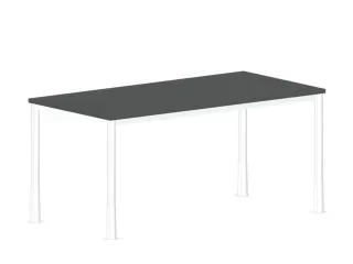 In hoogte verstelbaar bureau,HxBxD 720-840x1600x800mm,MS-donkergrijs - 2