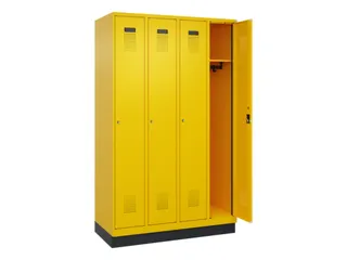 locker,HxBxD 1950x1200x500mm,4vak,vak B 300mm,cil.-slot,sokkel - 2