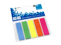 Info Page Markers film 12x44mm, 5 kleuren